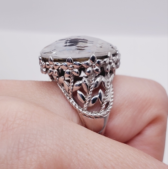 Abalone Shell 925 Ring - Picture 5 of 11